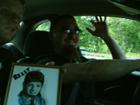 this here's a picture of all of us in the car