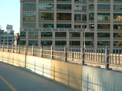 footpath to the bridge