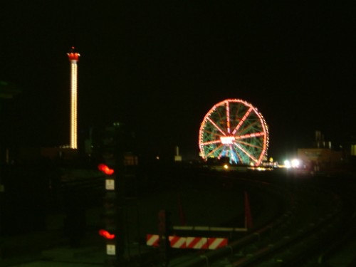 coney island from the fancy new stillwell ave station