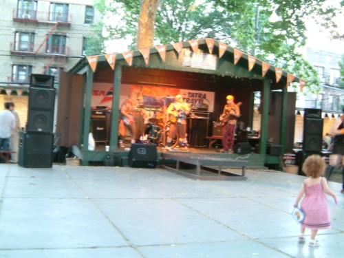 around sunset mike sandwich took the stage