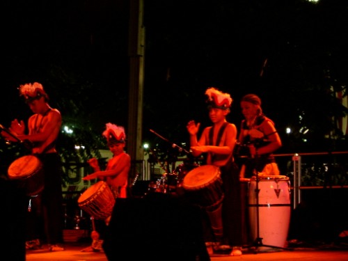 these kids were cute and had great rhythm