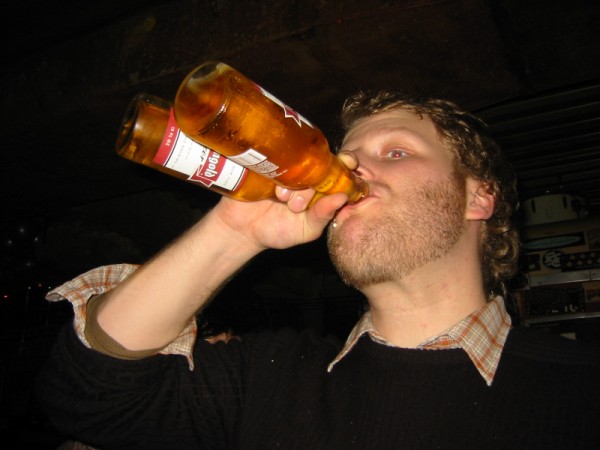 beer was consumed