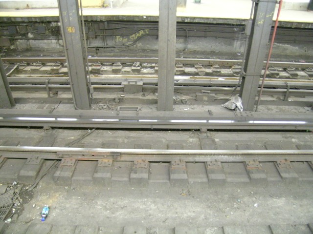 waiting for the train