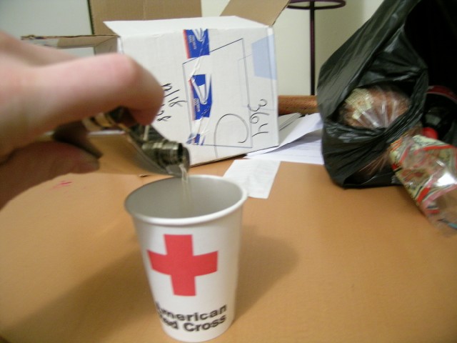 red cross coffee may be nice