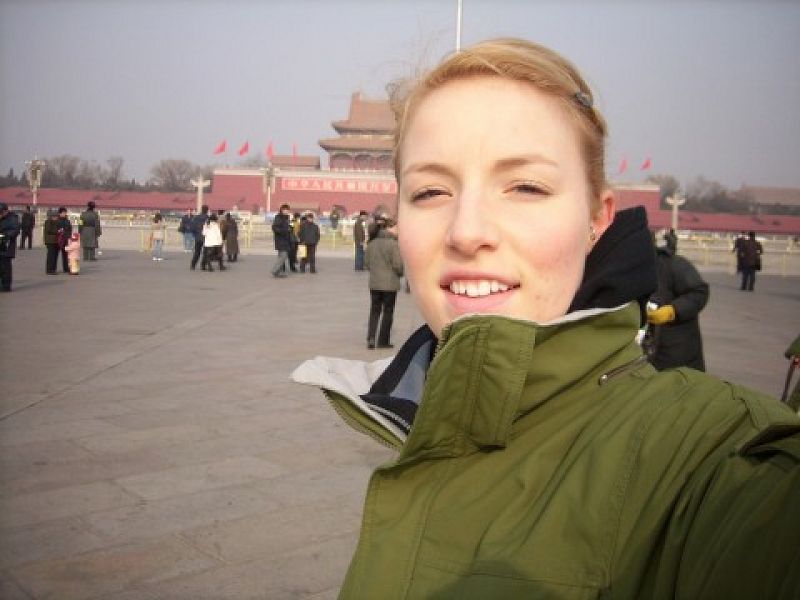 megan in tiananmen square