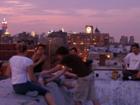 impromptu roof party