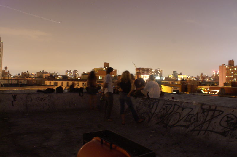 planes in long exposure