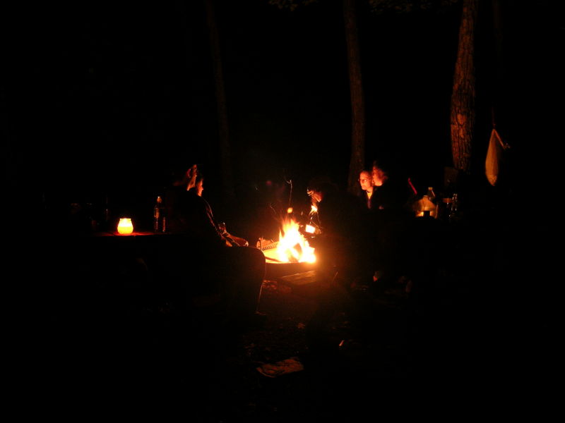 the night scene