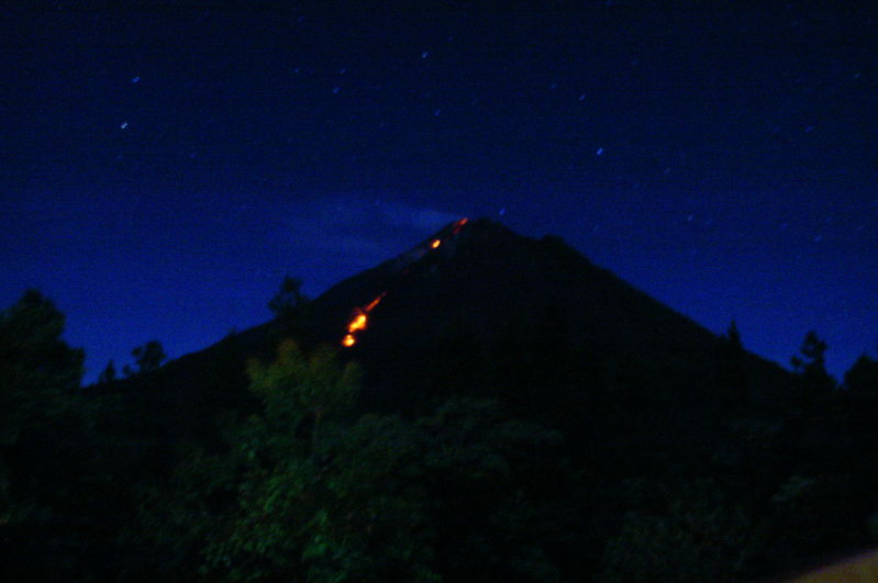 ever seen a volcano erupt?